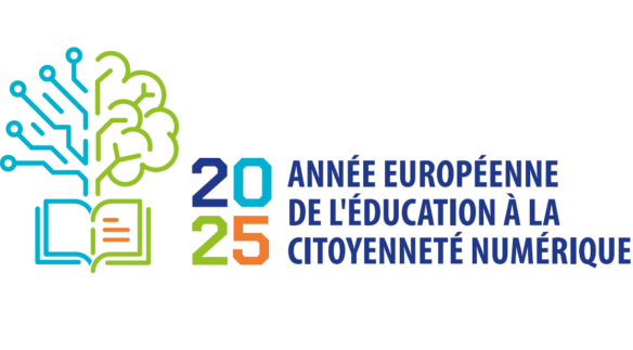 Logo du label Année Européenne de l'Education à la Citoyenneté Numérique